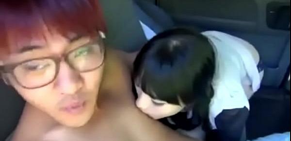  AHN HYE JIN KOREAN GIRL BJ STREAMING CAR SEX WITH STEP OPPA KEAF-1501